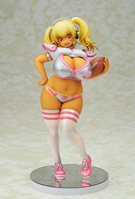 ME32◆新品未開封 回天堂 すーぱーぽちゃ子 ランジェリフットボールver(日焼けver) フィギュア 1/7 すーぱーそに子 送:F/80 回天堂 すーぱーぽちゃ子 ランジェリーフットボール 日焼けver. 試作品