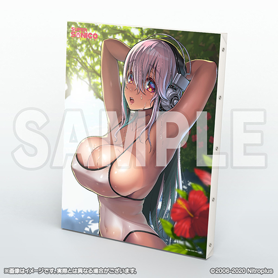 すーぱーそに子 描き下ろしキャンバスアート 白水着 Ver 8 7 金 発売決定 公式通販 国内 海外向け で予約受付中 ニトロプラス Nitroplus