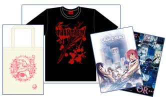 『CHAOS;HEAD』PHANTASM Tシャツ、トートバッグ、クリアファイル