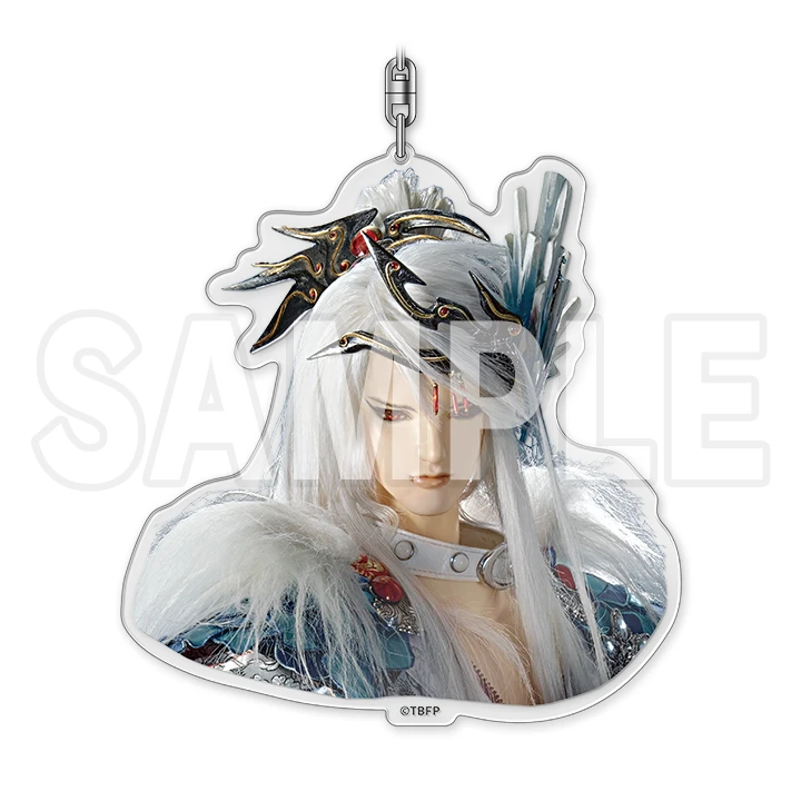 [イメージ画像]お顔アクリルキーホルダー 凜雪鴉