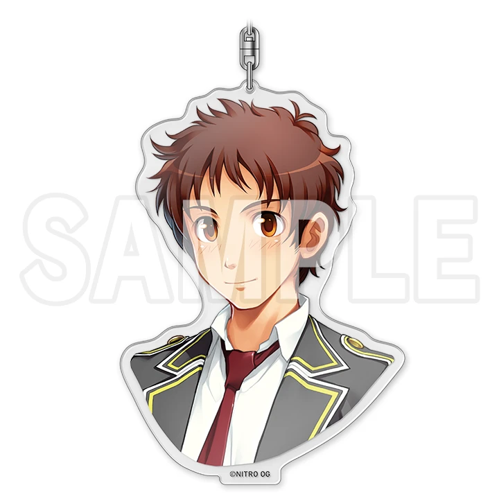 [イメージ画像]お顔アクリルキーホルダー うんこマン(仮)