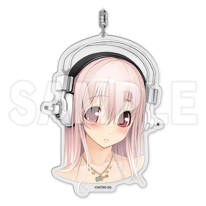 [イメージ画像]お顔アクリルキーホルダー すーぱーそに子