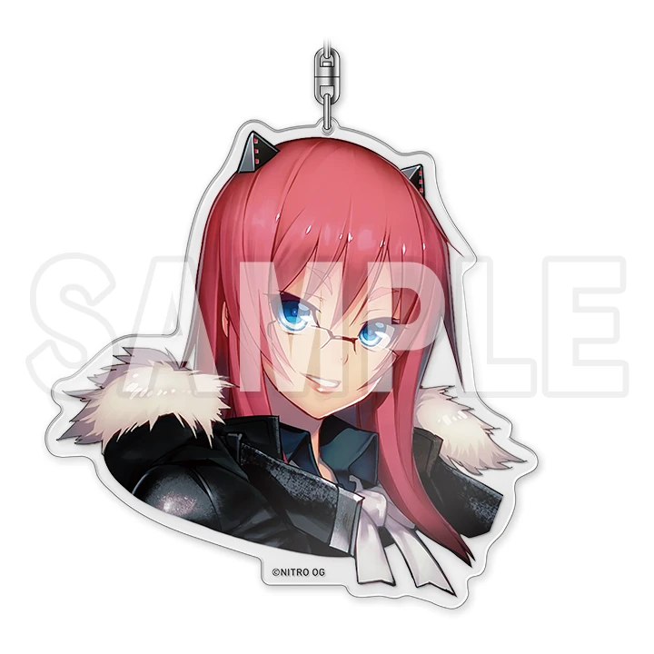 [イメージ画像]お顔アクリルキーホルダー 牙野原エチカ